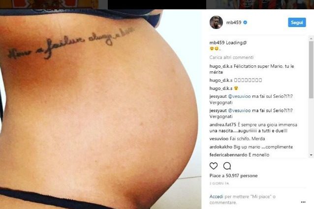 Mario Balotelli figlio, è nato Lion: fiocco azzurro in casa Supermario Mario Balotelli figlio, è nato Lion: fiocco azzurro in casa Supermario