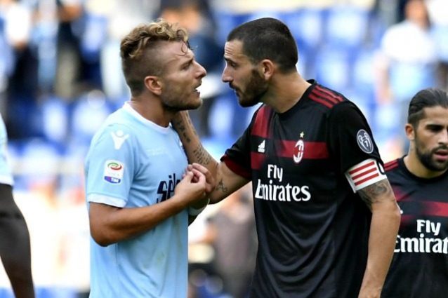 Bonucci umiliato da Immobile. Il dribbling che lo ha mandato su tutte le furie