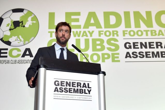 Andrea Agnelli neo presidente dell’ECA, Italia più forte nei palazzi del calcio