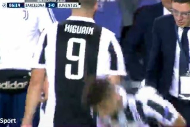 Allegri sostituisce Higuain con Caligara