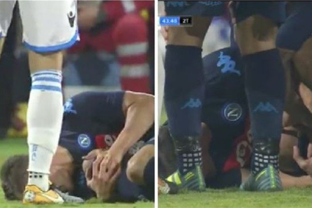 Milik infortunato al ginocchio destro