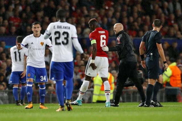 Manchester United, infortunio per Pogba: rischia un lungo stop