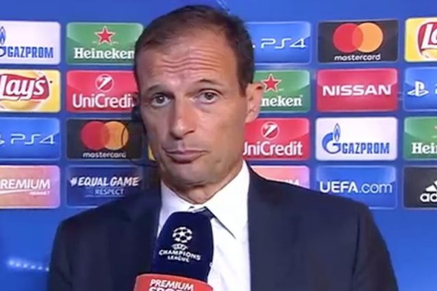 Allegri: “Higuain? Chi lo capisce... gioca a testa bassa"