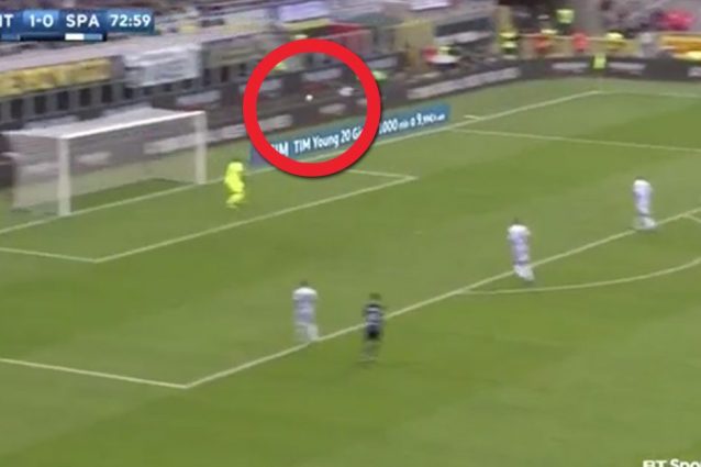 Che traversa di Skriniar