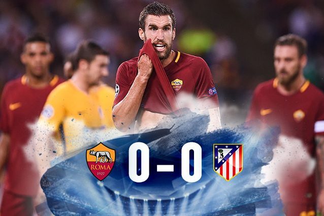 Alisson salva Roma, 0-0 con l'Atletico Madrid
