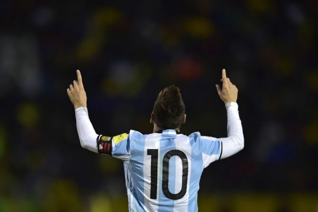 tripletta messi ecuador russia