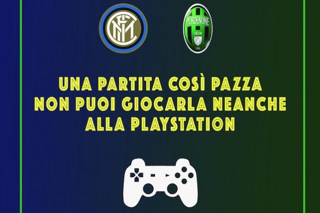 Pordenone la partita “pazza” con l’Inter e l’appello a FIFA e PES