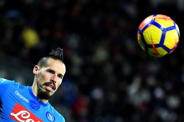 Napoli: forza e lavoro tecnico-tattico. Hamsik a riposo per un attacco influenzale Napoli: forza e lavoro tecnico-tattico. Hamsik a riposo per un attacco influenzale