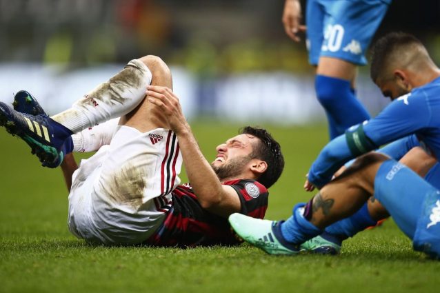 Milan in ansia: Calhanoglu stop, Suso in calo Milan in ansia: Calhanoglu stop, Suso in calo