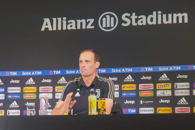 Allegri: “Non volevo sminuire la Fiorentina, ma giocare nella Juventus è un’altra cosa”