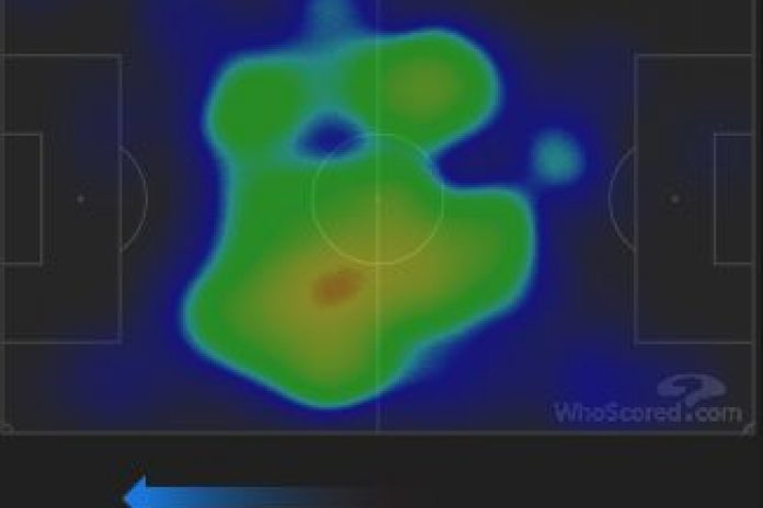 Il raggio d’azione di Verratti e Jorginho. (whoscored.com)