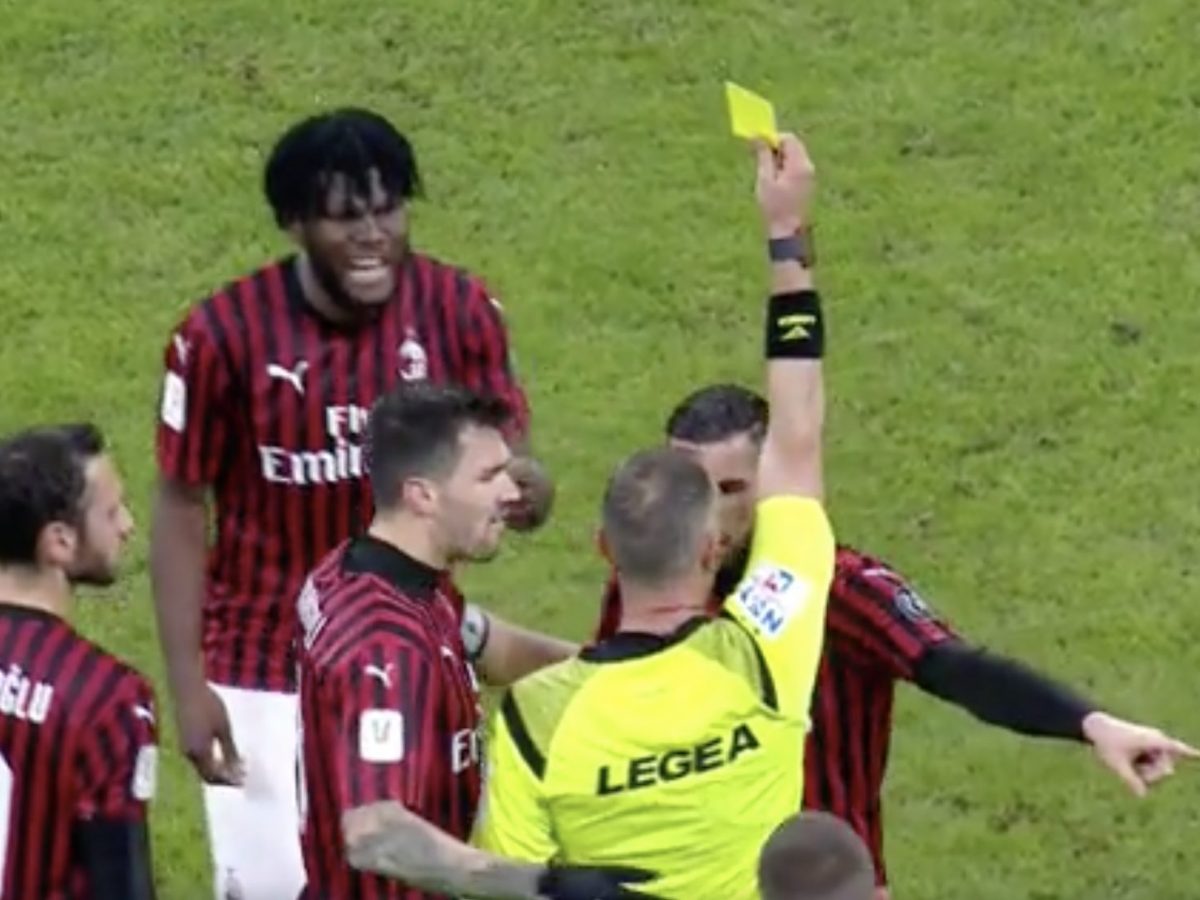 milan ammonizioni