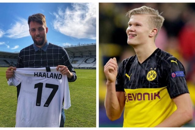 Haaland, l’idolo d’infanzia Michu regala al bomber del Dortmund una maglia con dedica